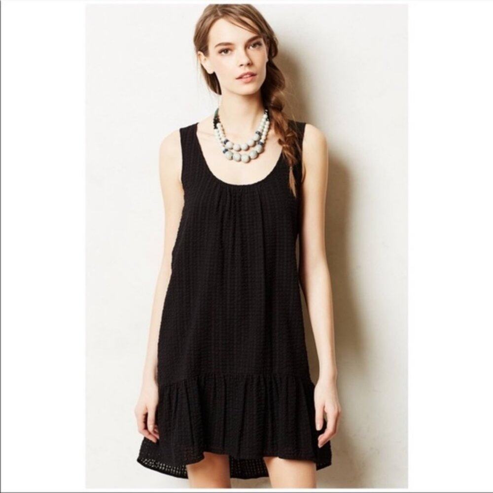 Anthropologie Maeve Melanie Textured Shift Dress
